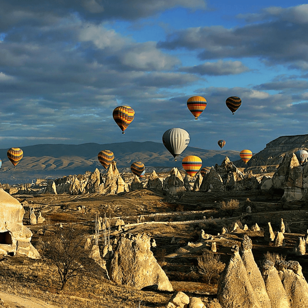 balloons in cappadocia turkey. Hot Air Balloons over Cappadocia