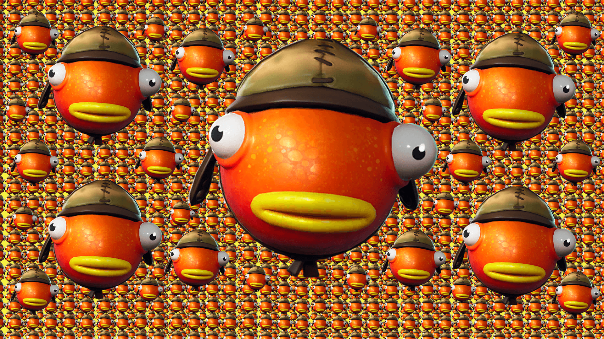 Someone asked for a stupid looking Fishstick wallpaper, and all I