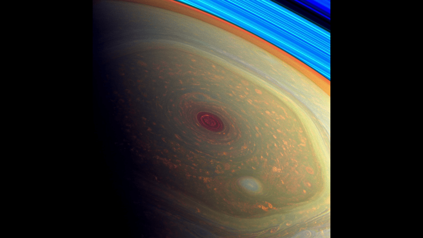 Saturn's Polar Vortex