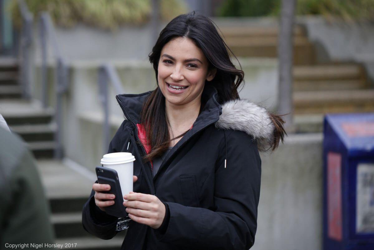 Floriana Lima on the Set of Supergirl in Vancouver Photo 71490