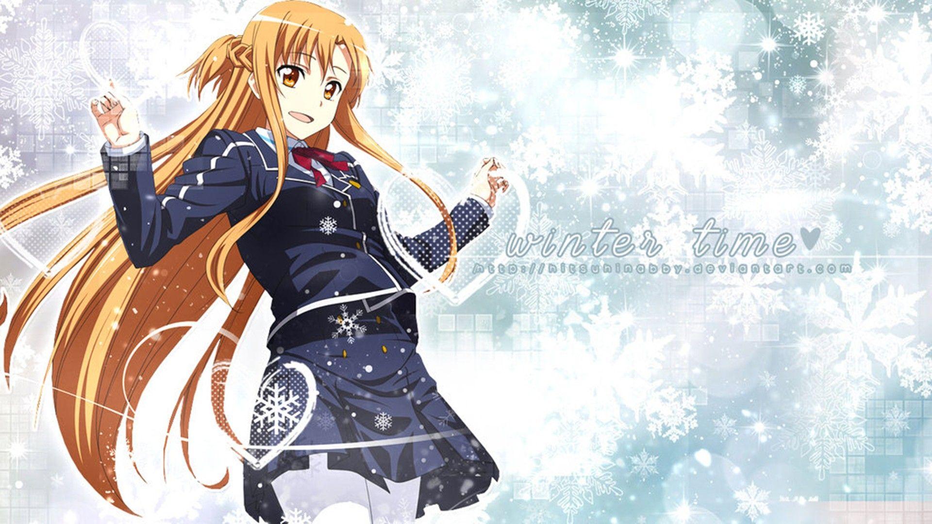 Download Yuuki Asuna, the skilled swordswoman in virtual reality Wallpaper