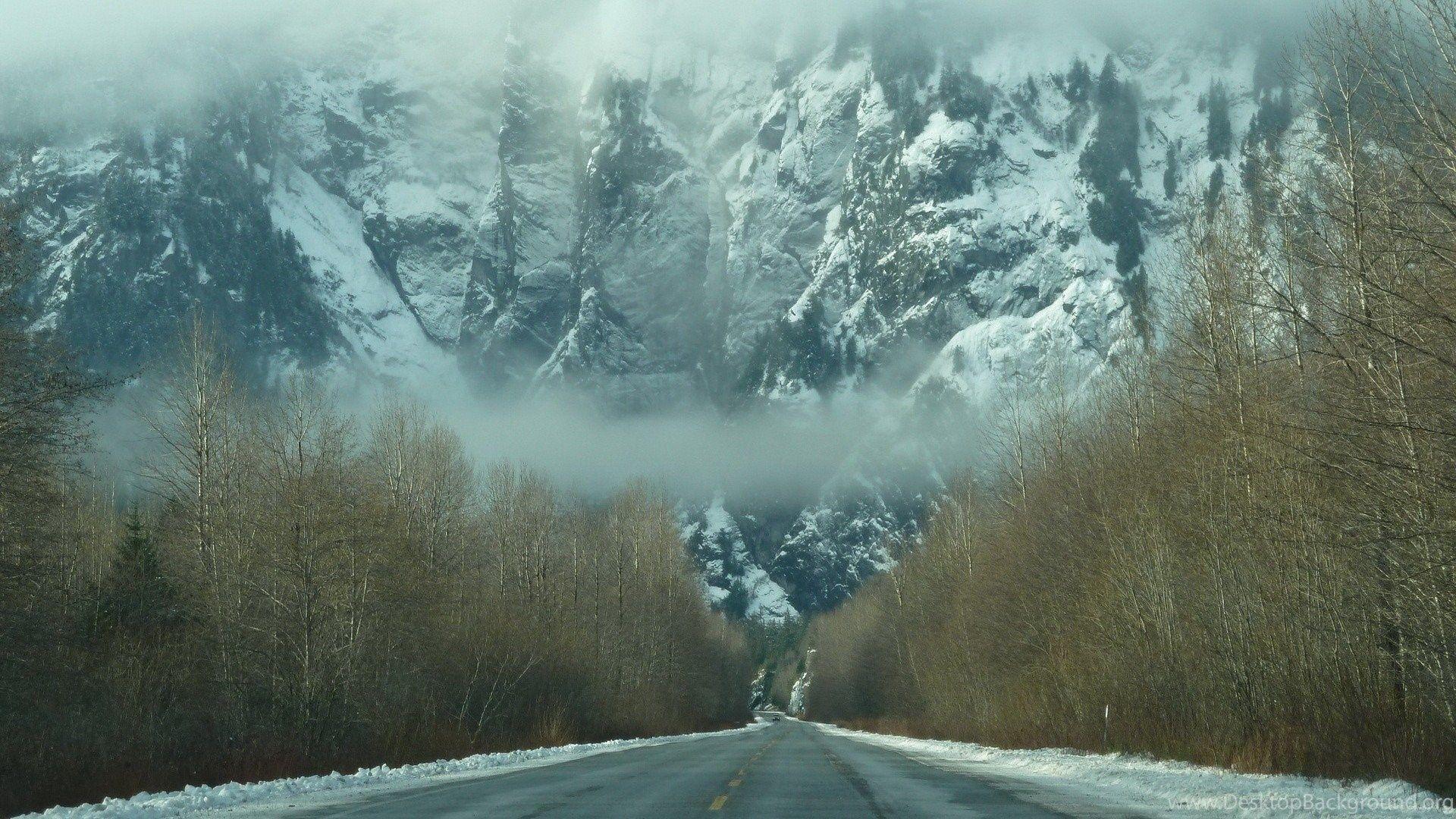 Amazing Mountain Road Wallpaper Desktop Background
