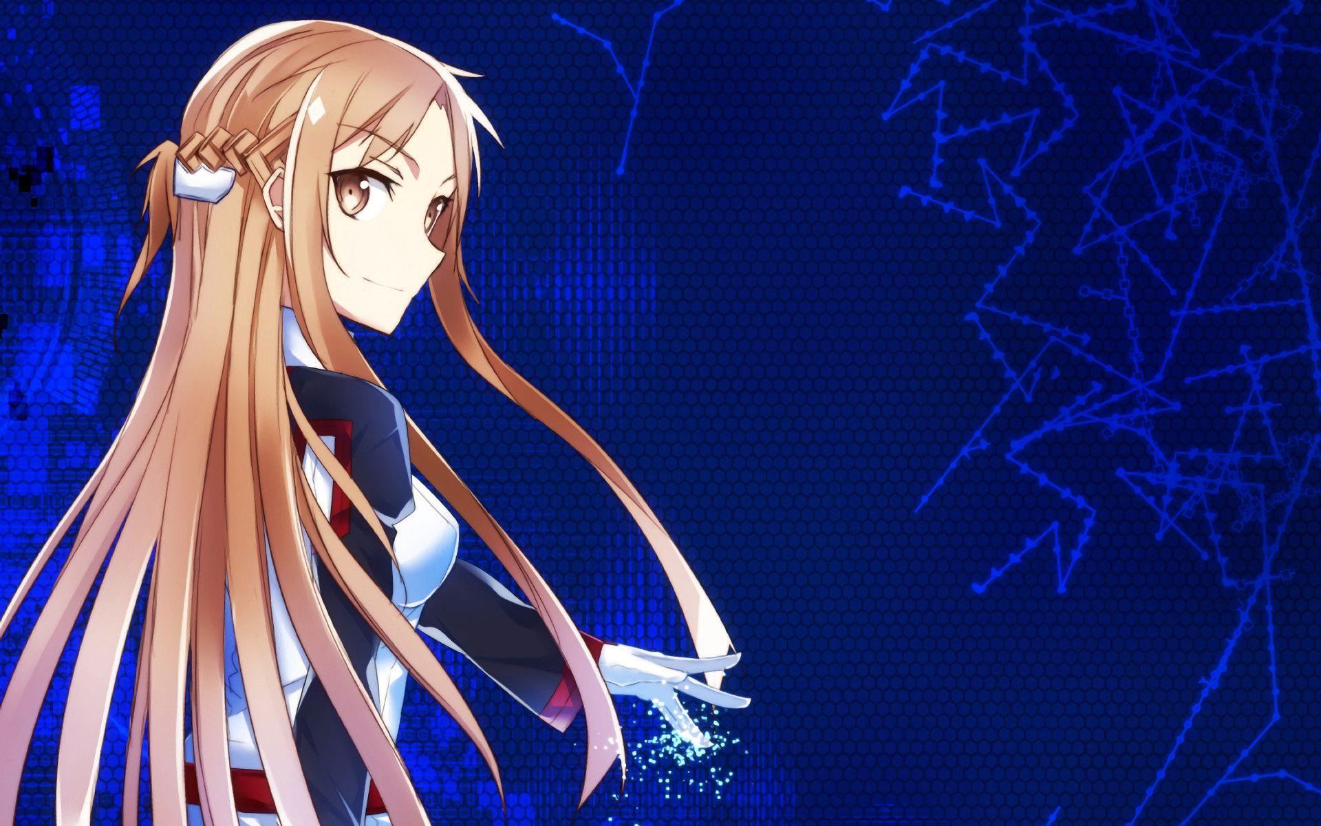 Download Yuuki Asuna, the skilled swordswoman in virtual reality Wallpaper