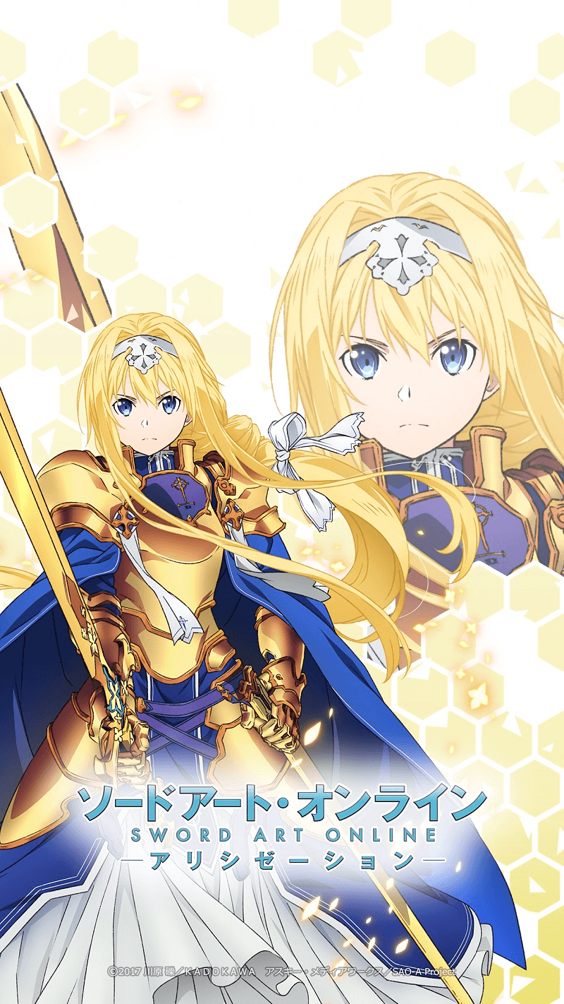 alice sword art online alicization sao anime wallpapers wallpaper cave alice sword art online alicization sao