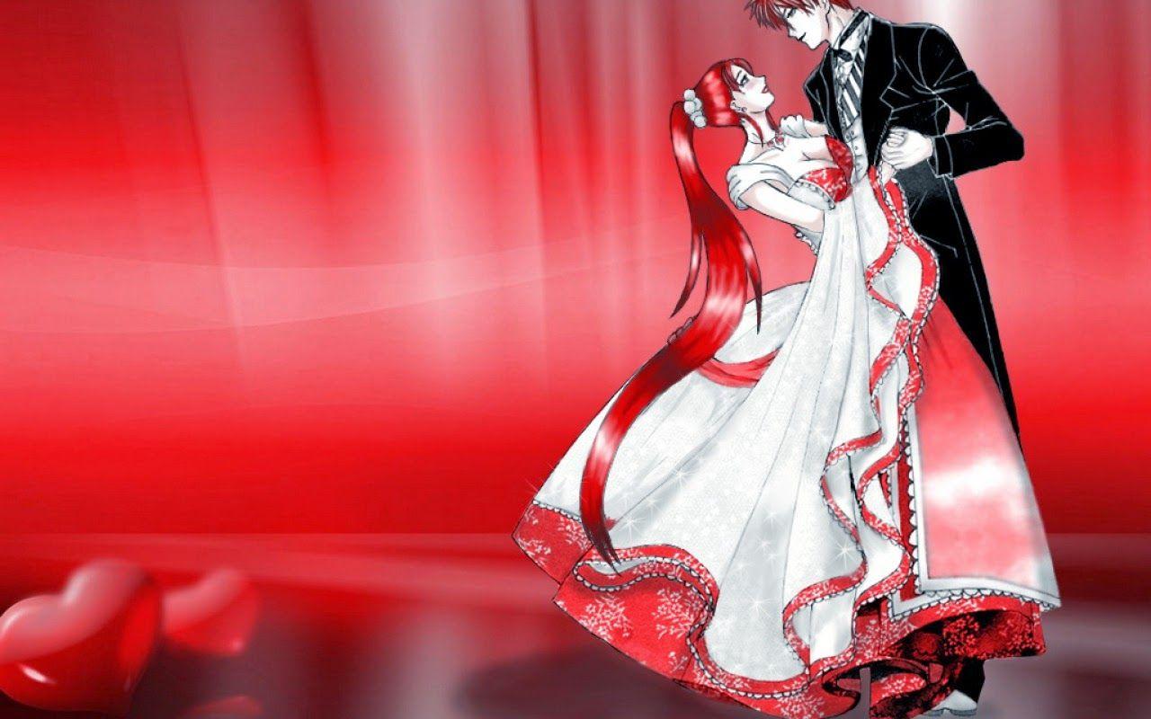 Anime Girl Boy Love Couple Hd Wallpaper Beautiful Background Image