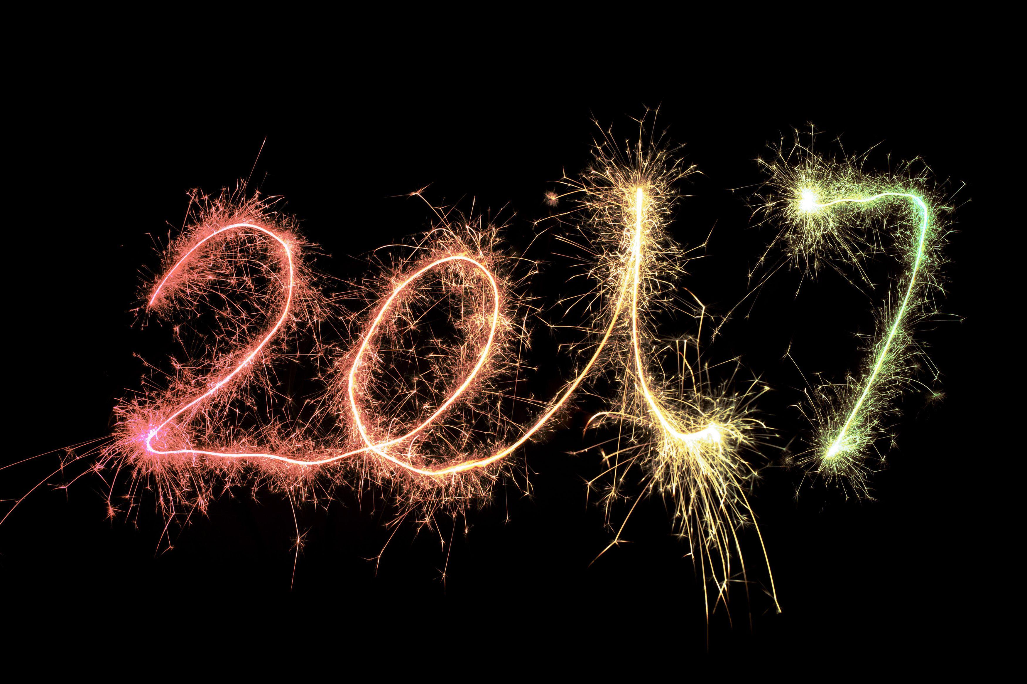 Happy New Year HD Celebrations, 4k Wallpaper, Image