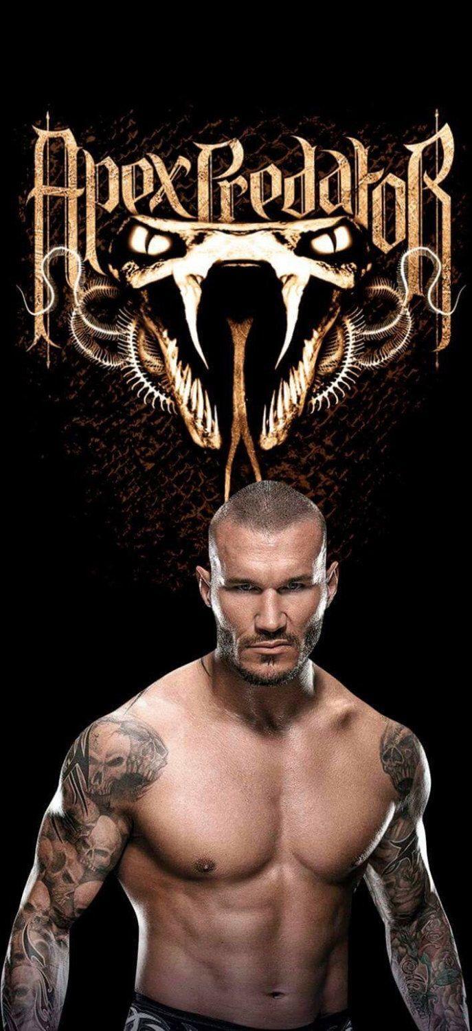 WWE Randy Orton design perfect size for phone wallpaper. It is also