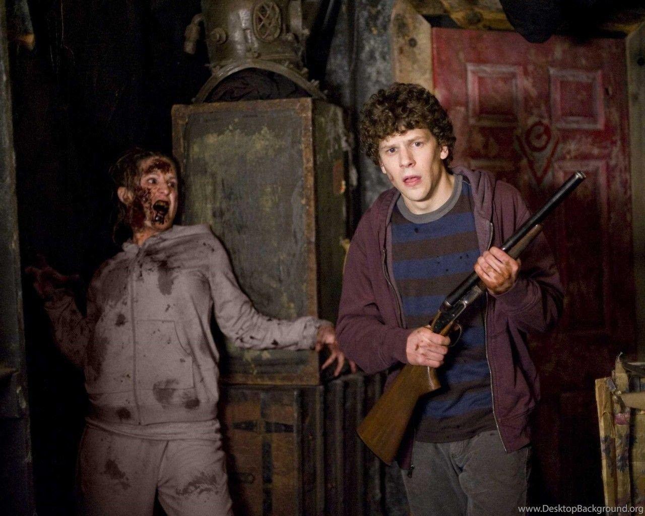 Columbus & The Zombies Zombieland Wallpaper