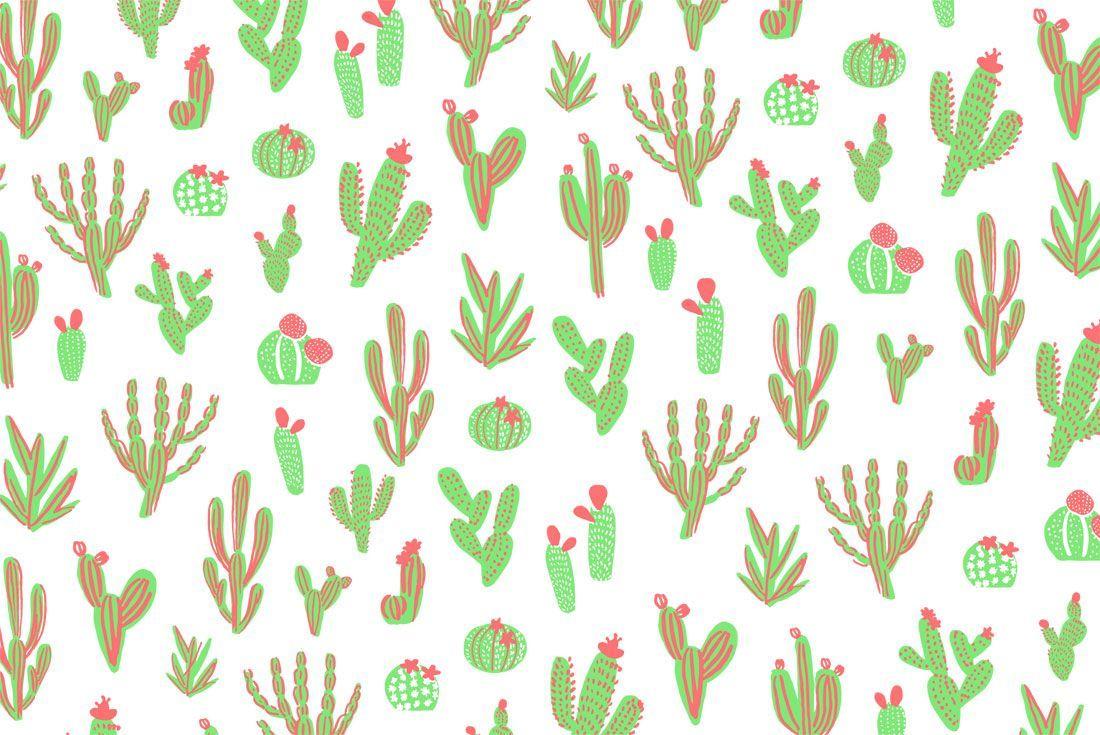 Kawaii Cactus Desktop Wallpapers - Wallpaper Cave