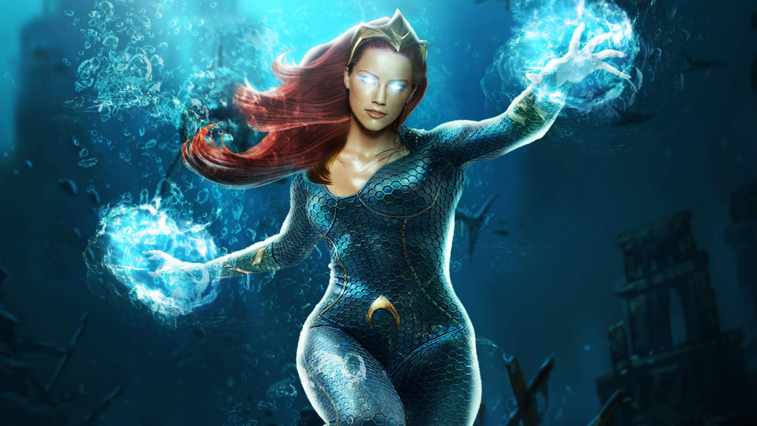 Wallpaper Mera, Amber Heard, Aquaman, HD, Movies