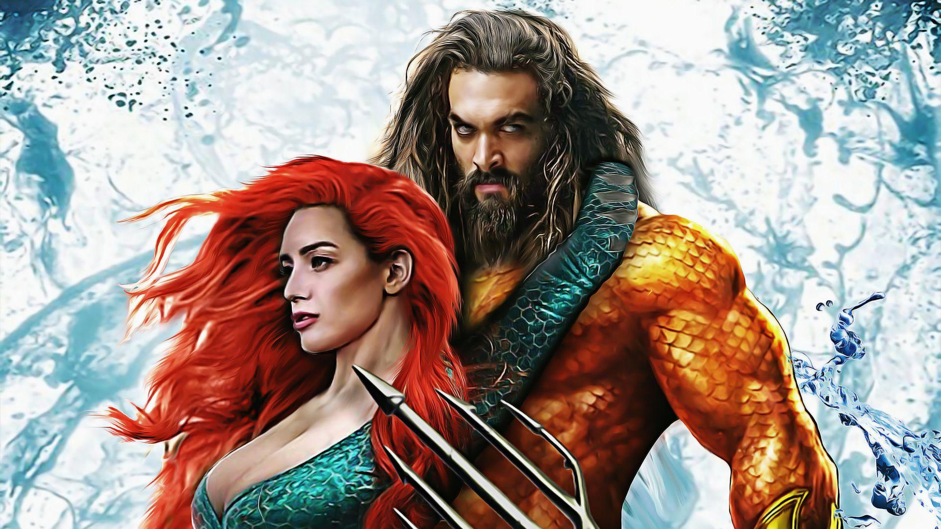 Aquaman And Mera Art, HD Superheroes, 4k Wallpaper, Image