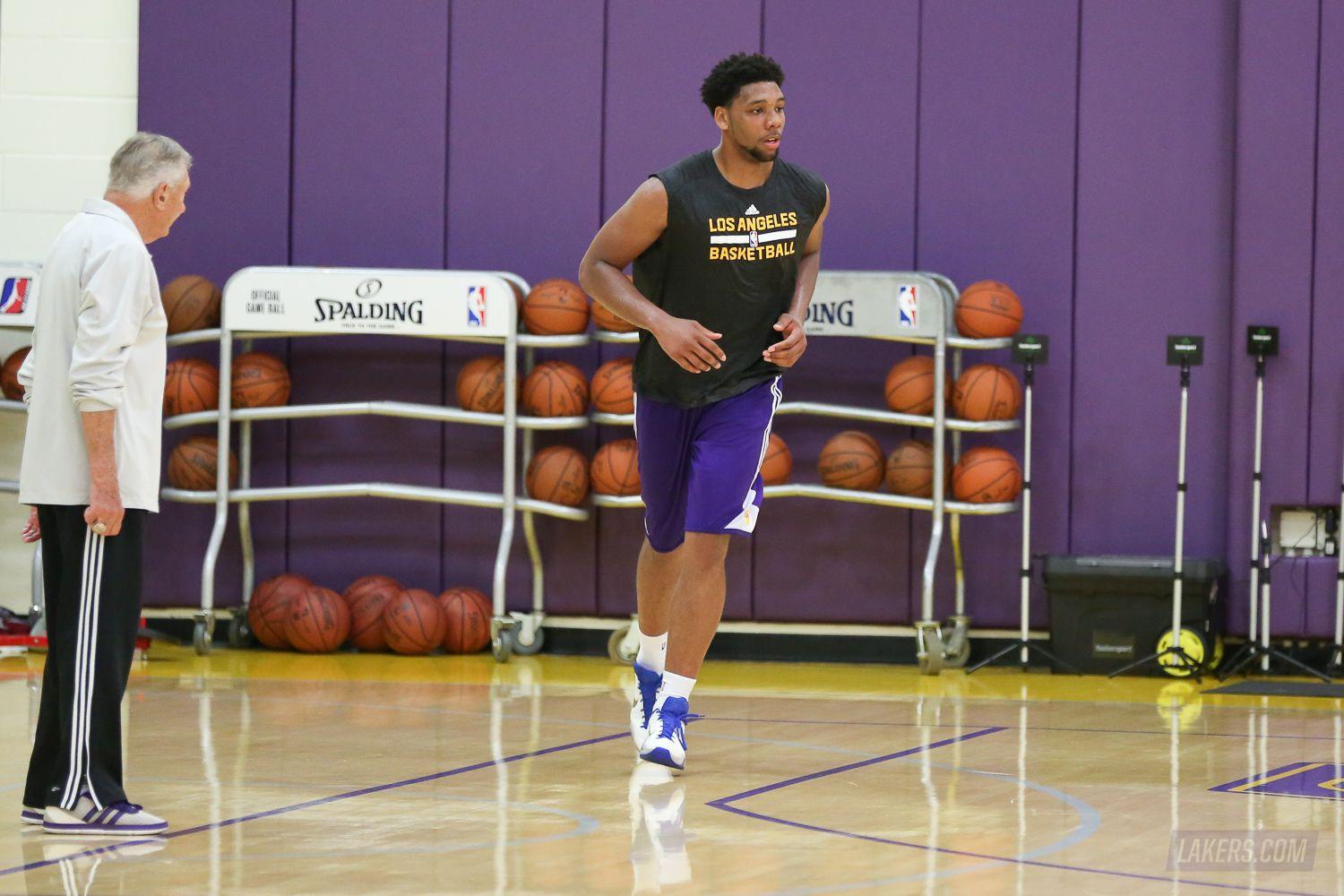 Photos: Lakers Draft Workouts Okafor. Los Angeles Lakers