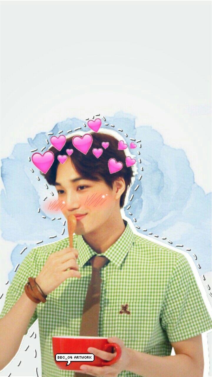 EXO KAI Tumblr Lockscreen by BBC_04 (me) 엑소 카이. Phone