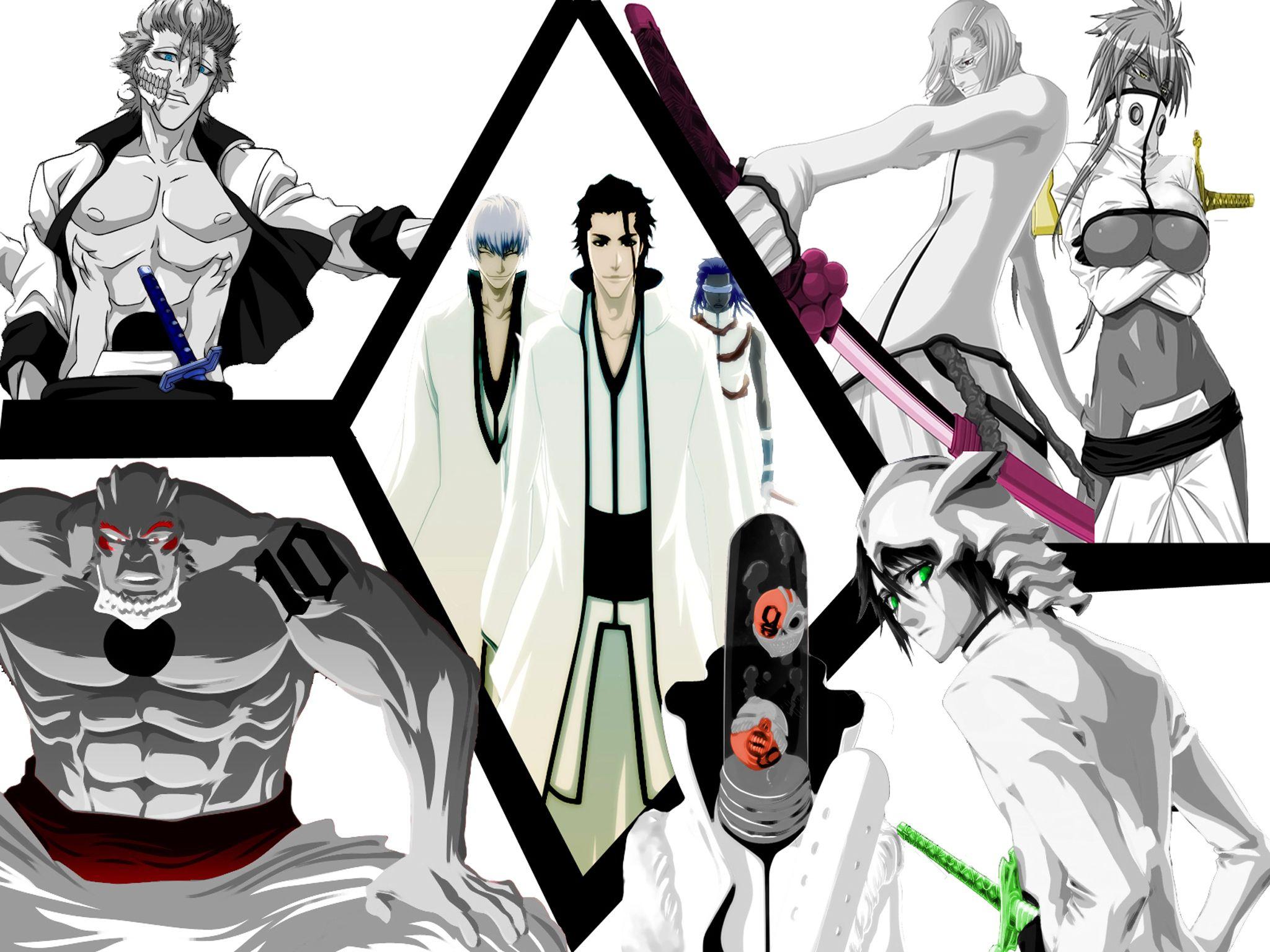 Bleach, Tia Harribel, Espada, Ichimaru Gin, Grimmjow Jaegerjaquez