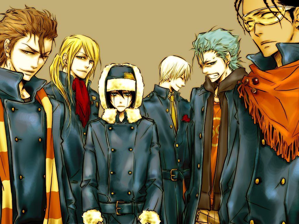aizen sousuke all male bleach grimmjow jeagerjaques ichimaru gin