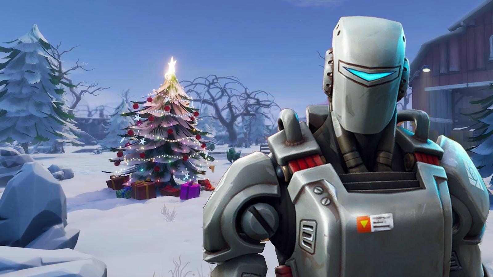 Fortnite's A.I.M skin could be hinting at a Winter Theme coming