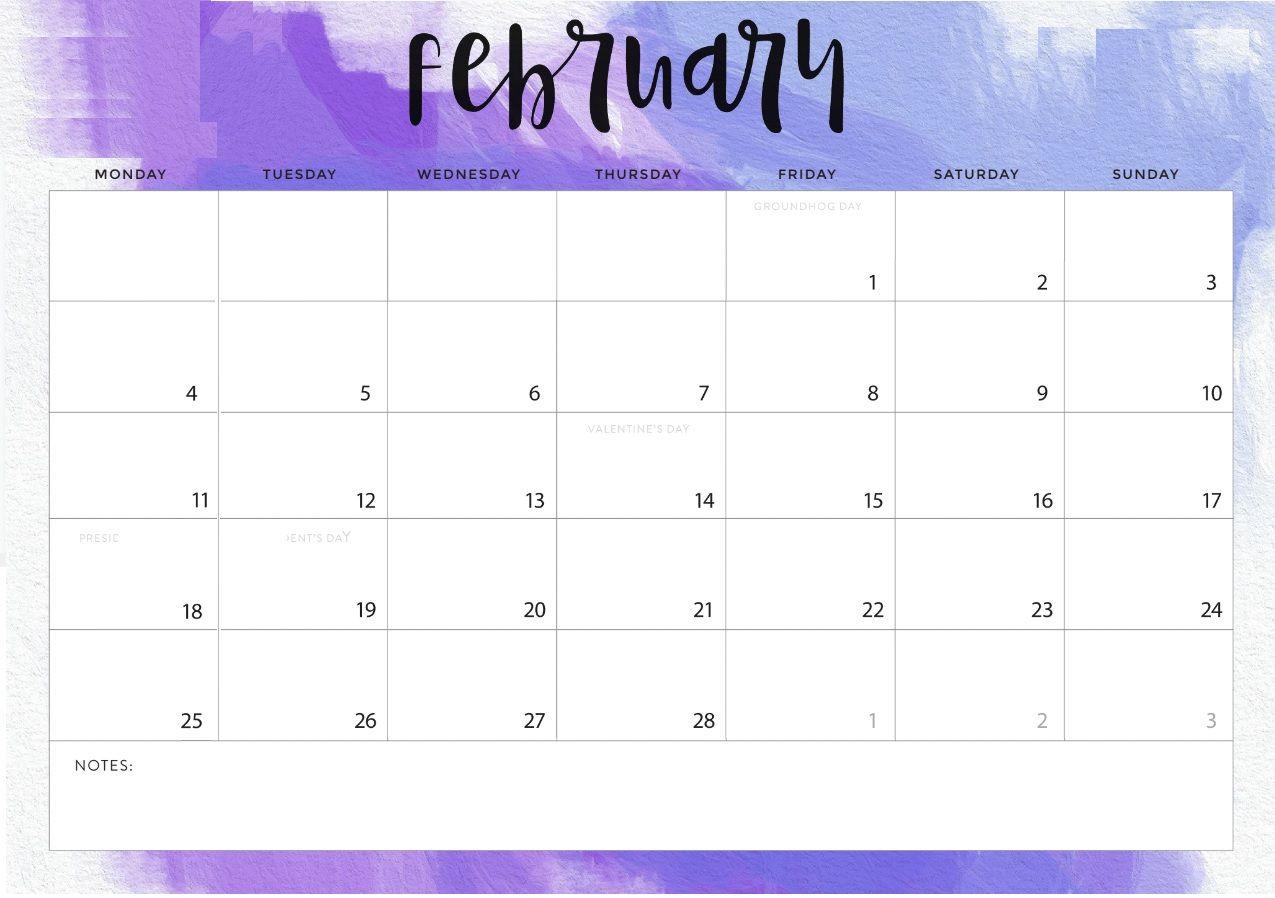 Word February 2019 Calendar To Print Printable Calendar Store