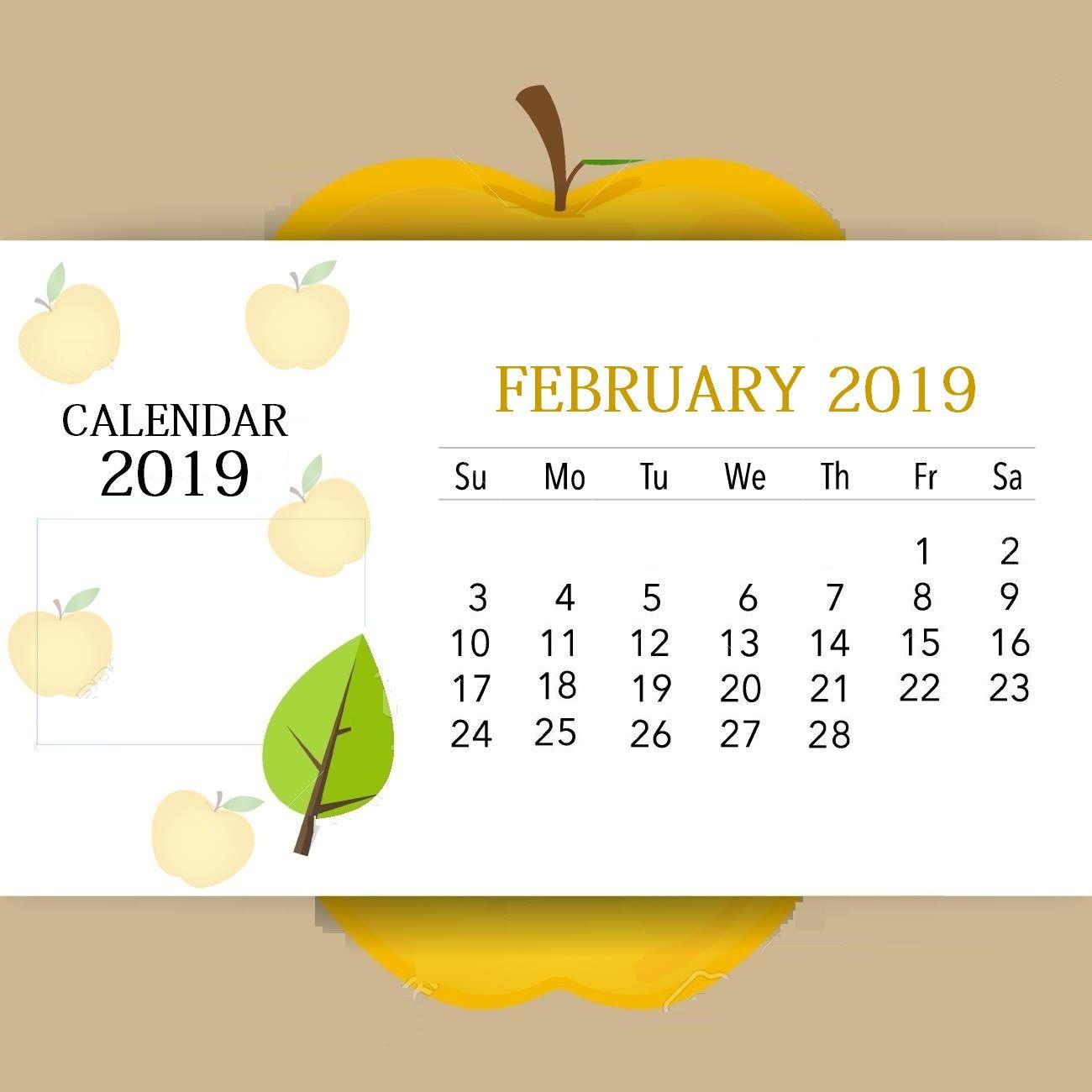 February 2019 HD Calendar Wallpaper