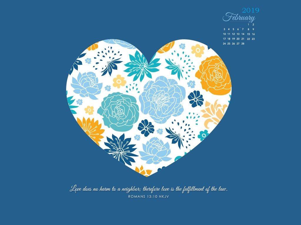 February 2019 Calendar Wallpaper