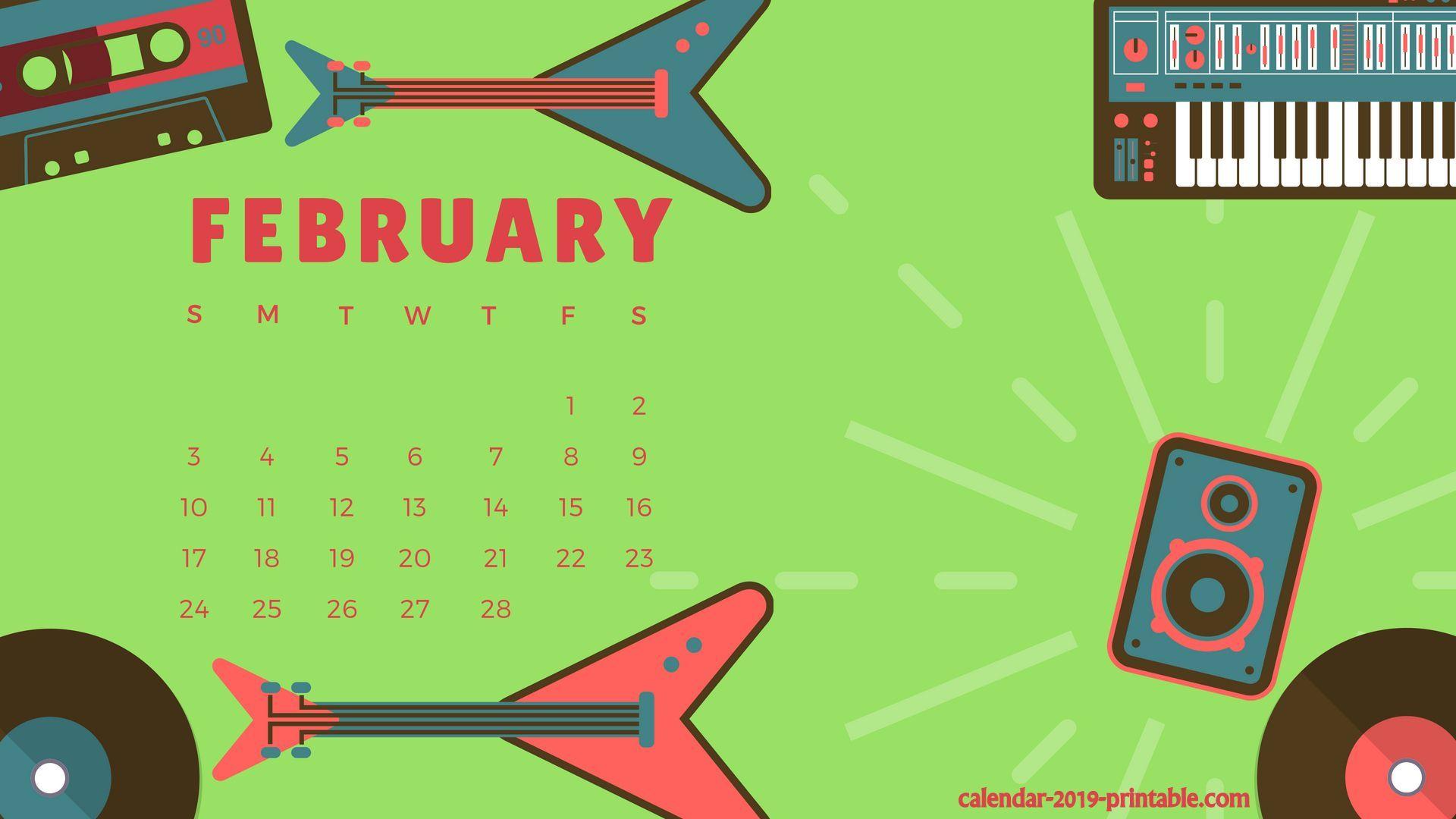 Download 2019 Calendar HD Wallpaper. Calendar 2019 Printable