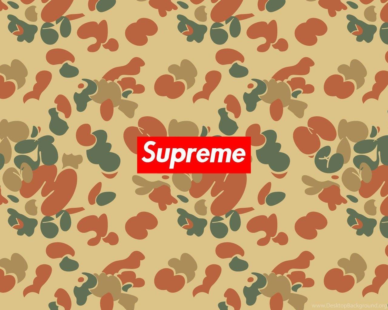 Supreme Camo Wallpaper Image Desktop Background