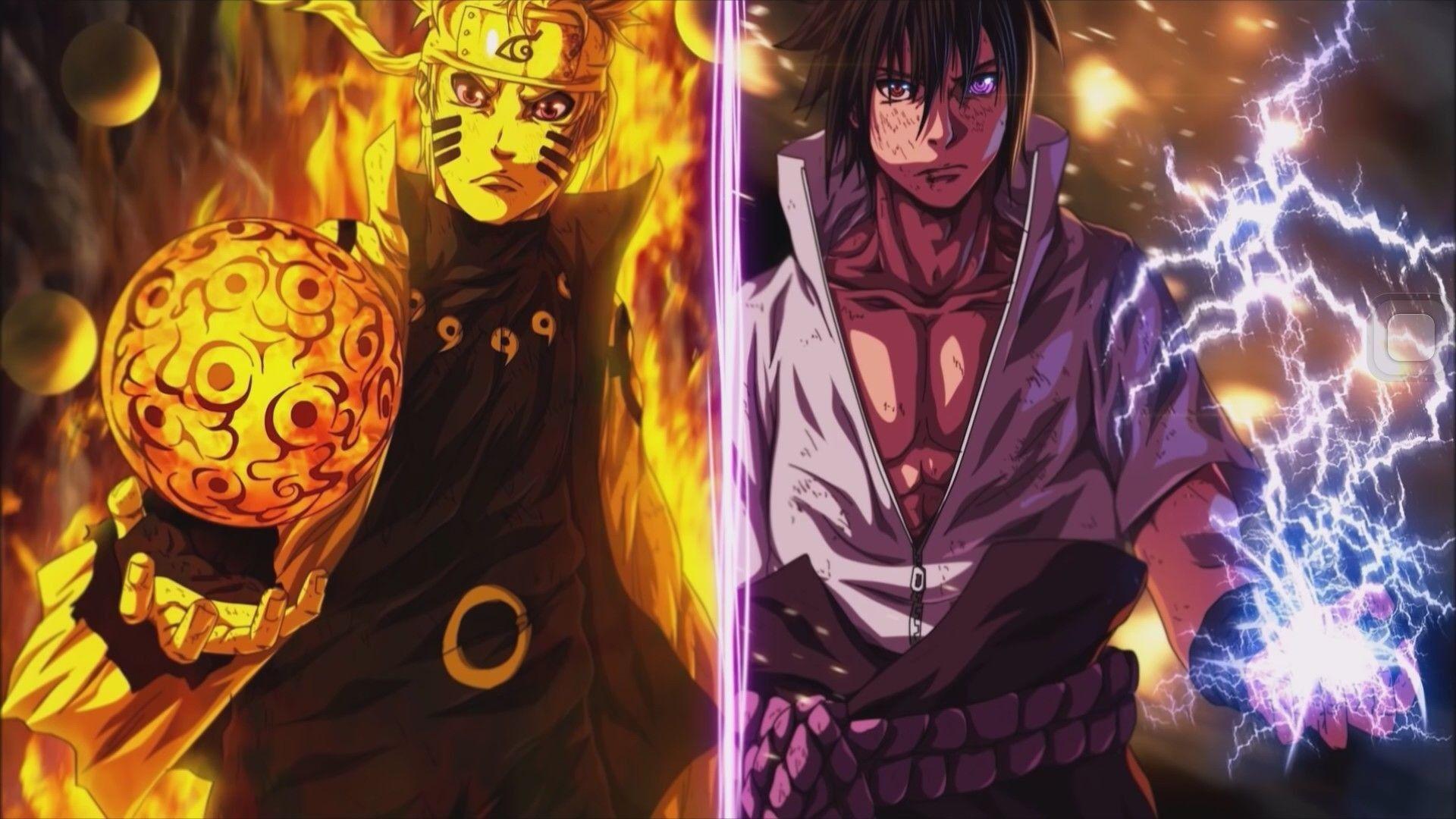 Naruto and Sasuke Wallpaper background picture
