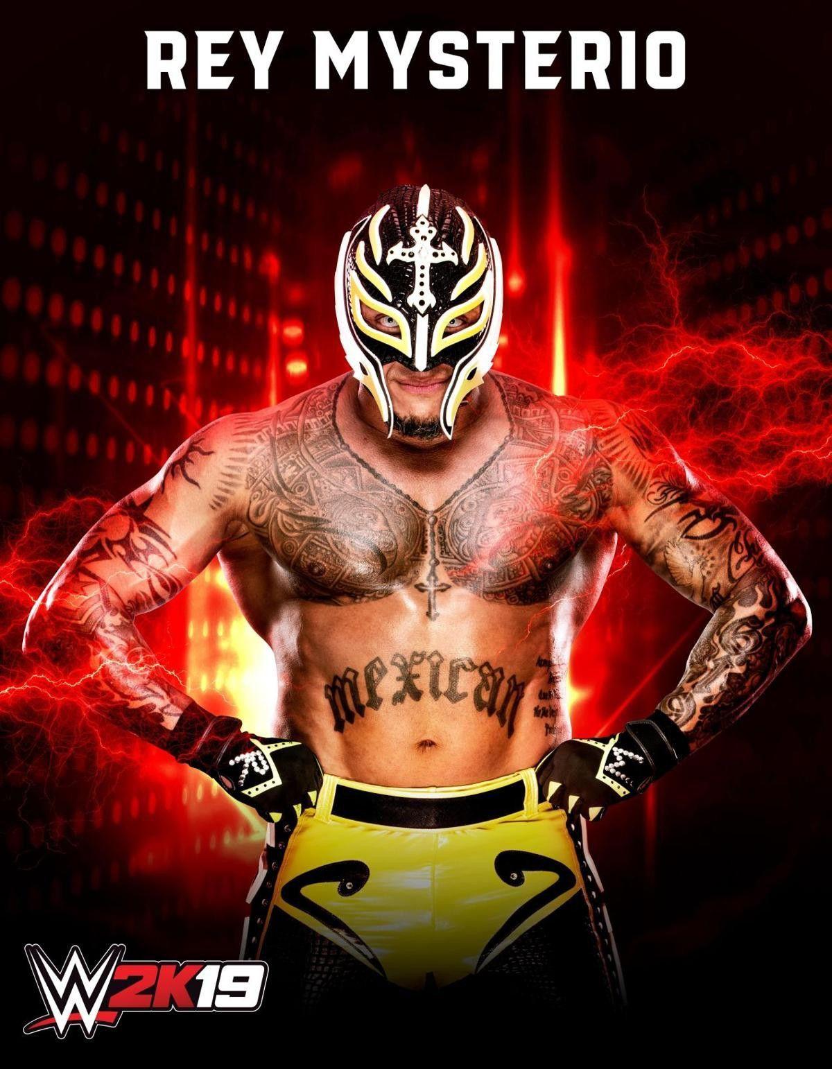 Rey Mysterio. WWE 2K19. WWE, Wwe superstars, Mysterio wwe