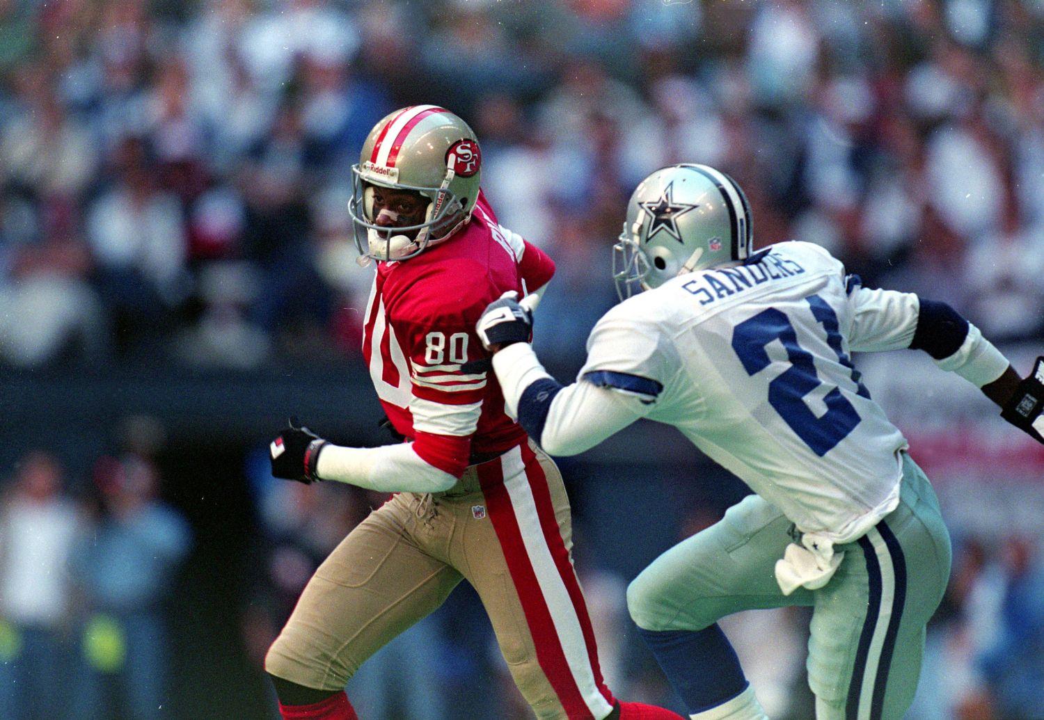 NFL Legends Jerry Rice, Deion Sanders Attempt To Spark Interest