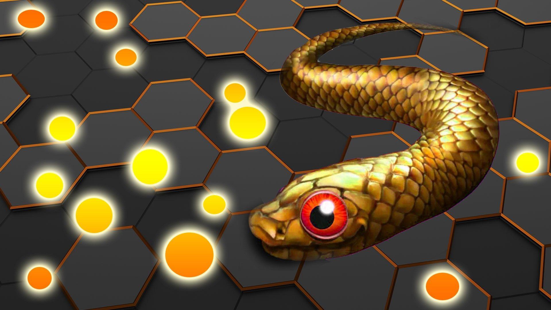 Slither.io - Snakes on a plain (background)