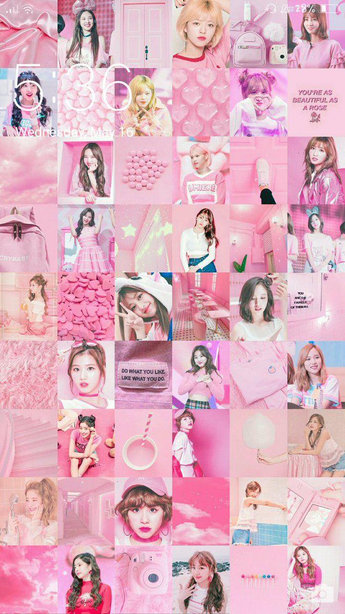 Twice Pink Aesthetic Wallpapers Wallpaper Cave