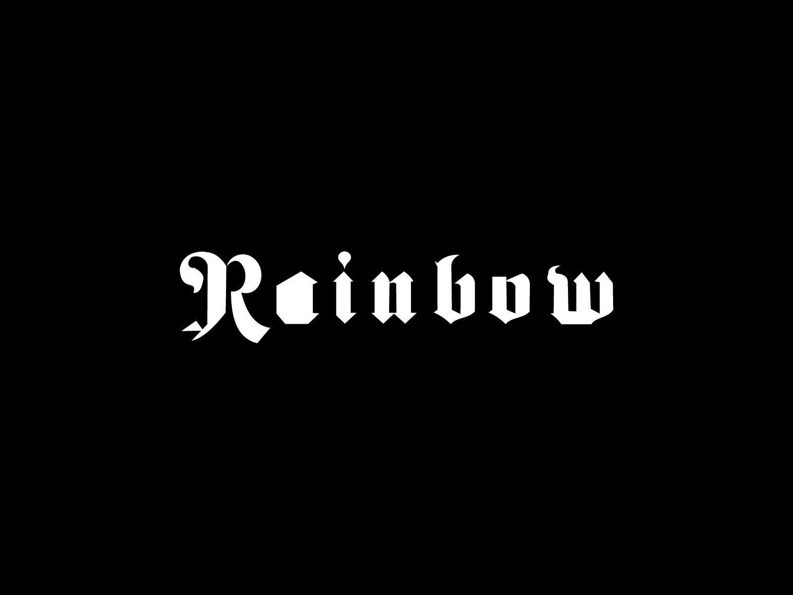 Rainbow band logo and wallpaper