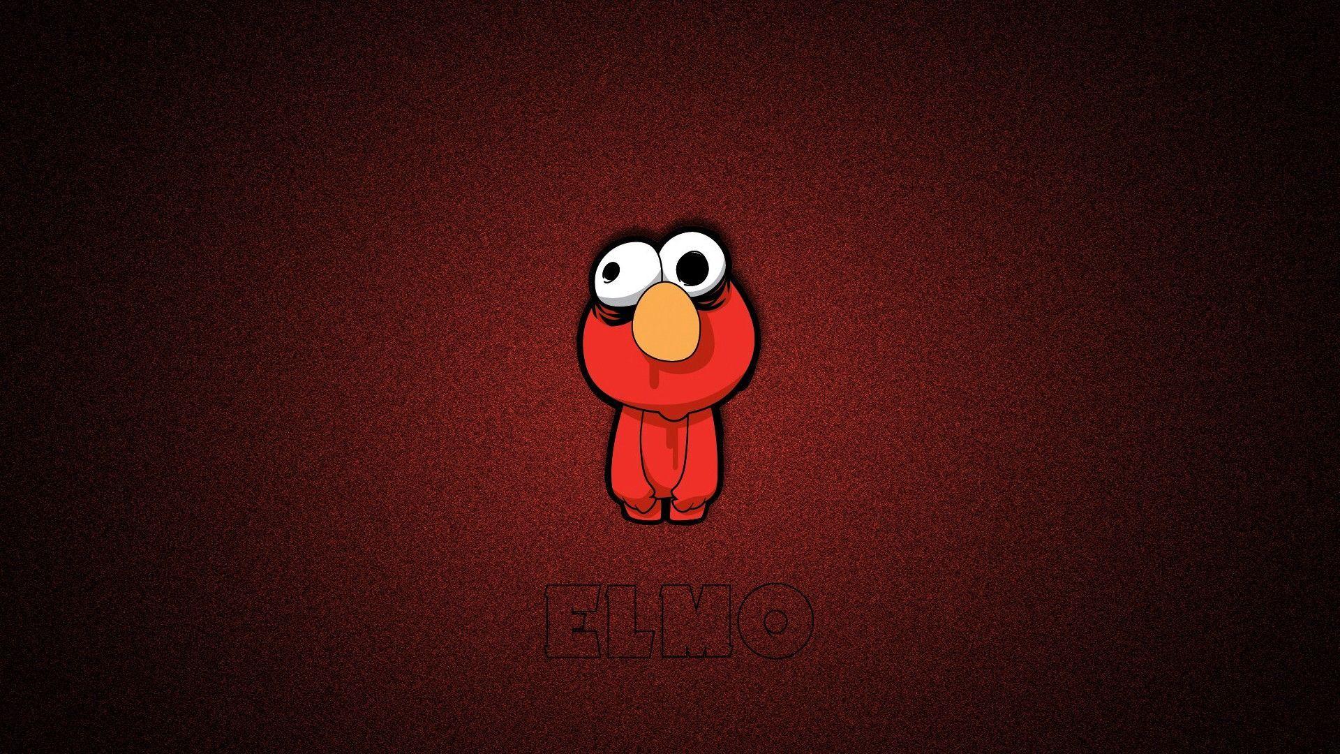 Scary Elmo Wallpaper