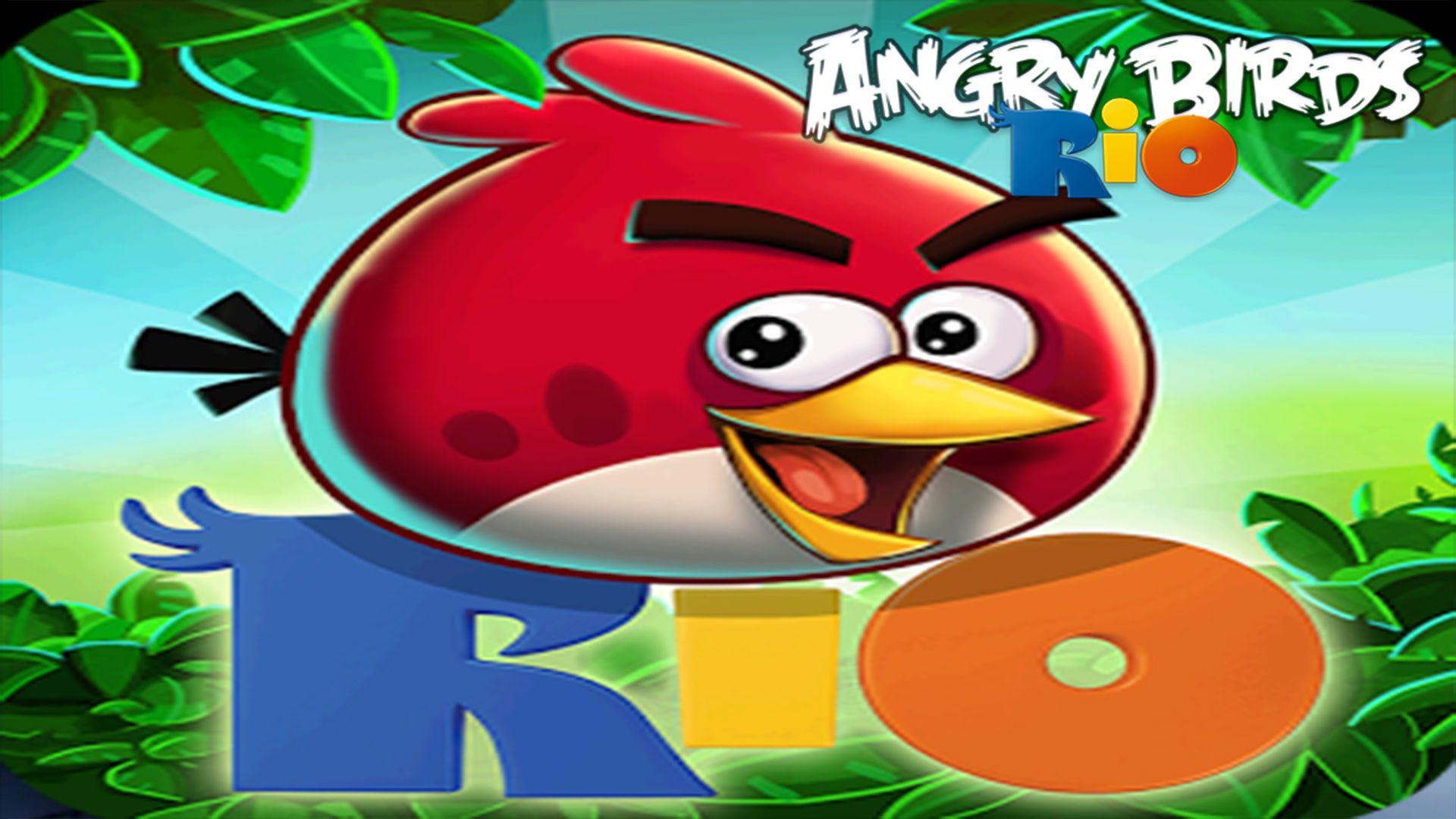 Video Game Angry Birds Rio HD Wallpaper