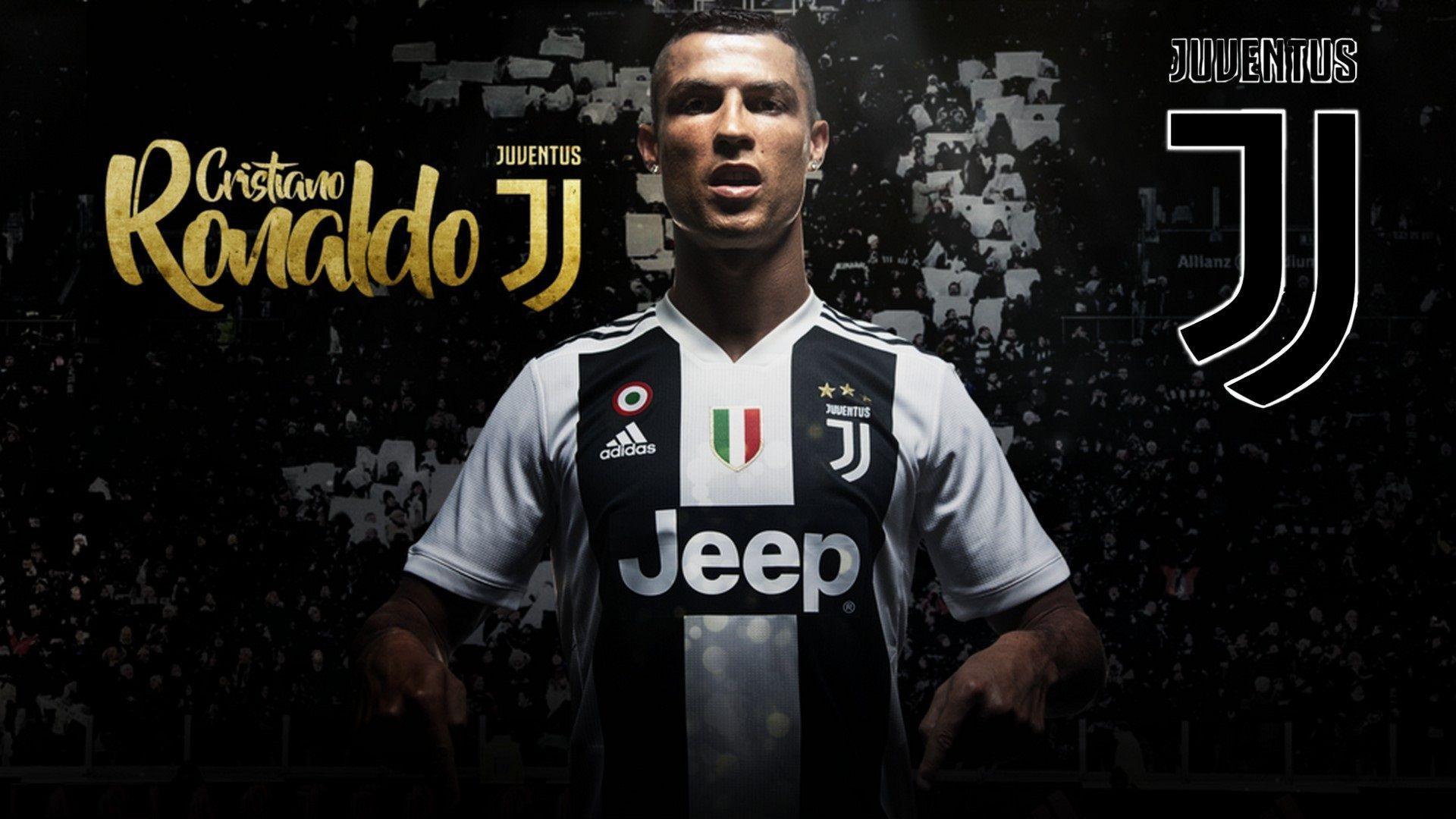 Cristiano Ronaldo in Juventus HD Wallpaper New Tab extension. This