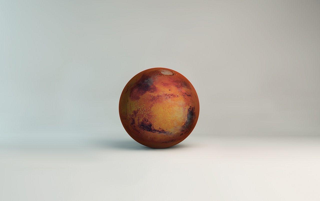 Wallpapere Minimalist Marte. Minimalist Marte wallpaper