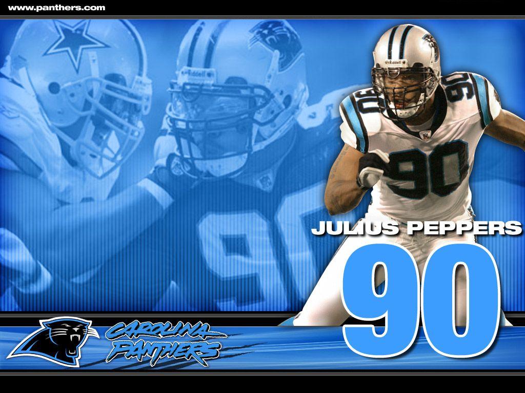 Carolina Panthers Player Julius Peppers Wallpaper
