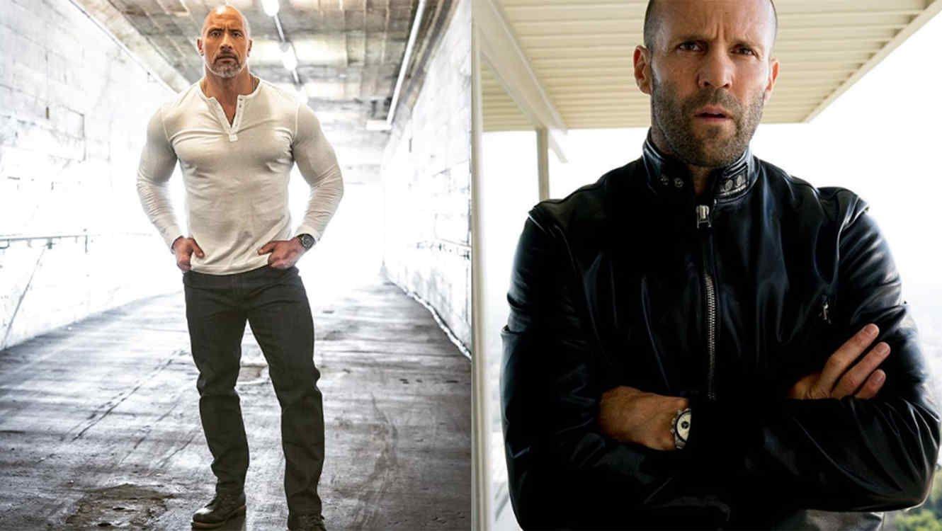 First Look at Dwayne The Rock Johnson and Jason Statham in Hobbs