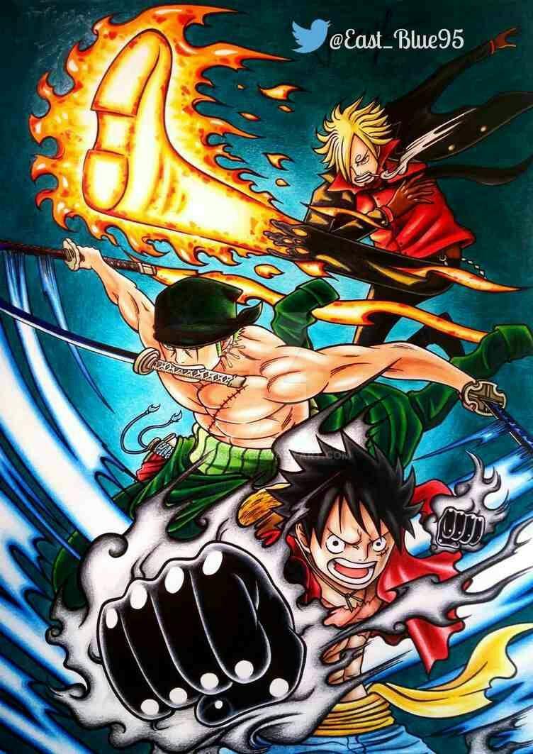 One Piece Trio Wallpapers - Wallpaper Cave