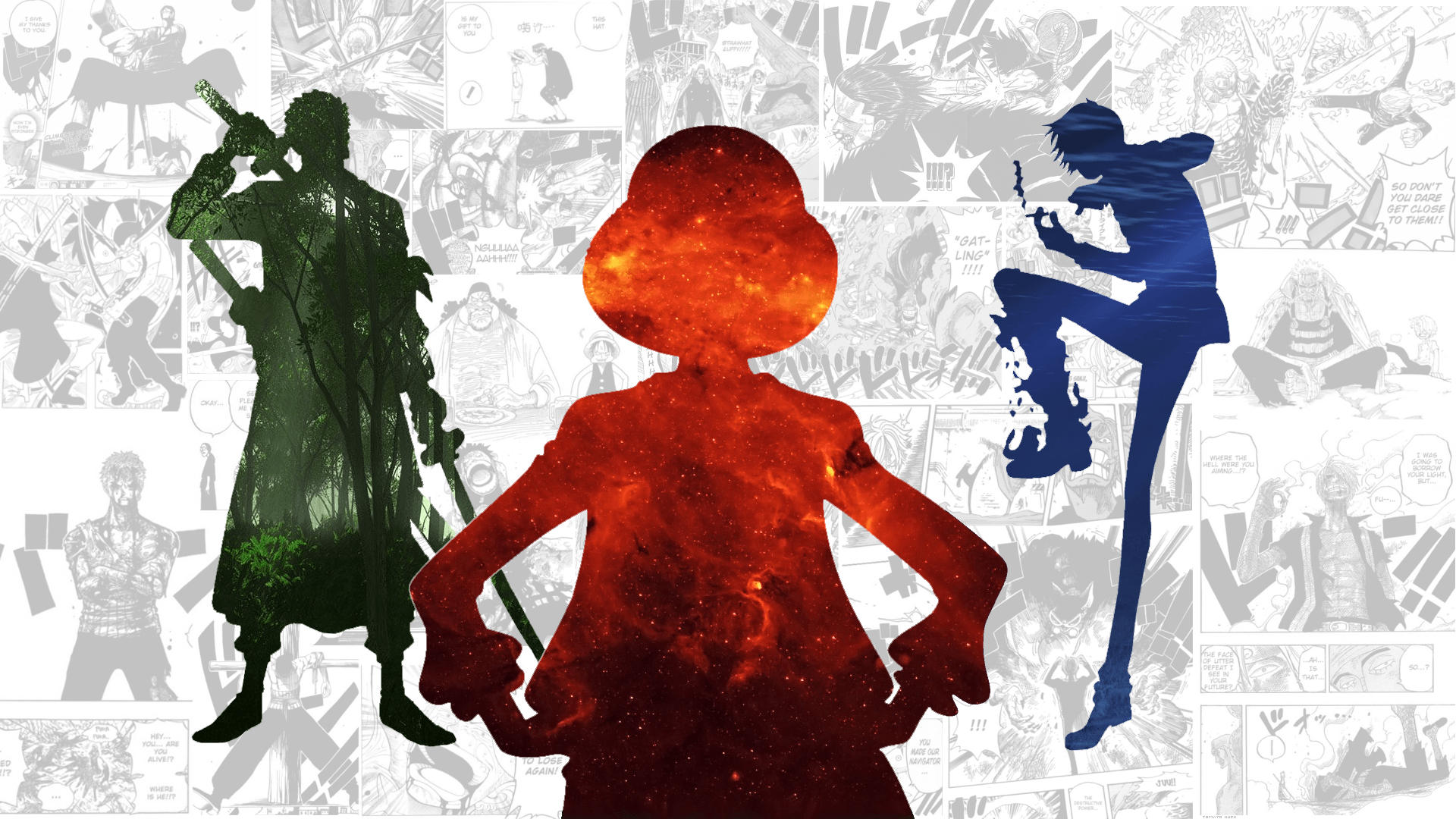 One Piece Trio Wallpapers - Wallpaper Cave