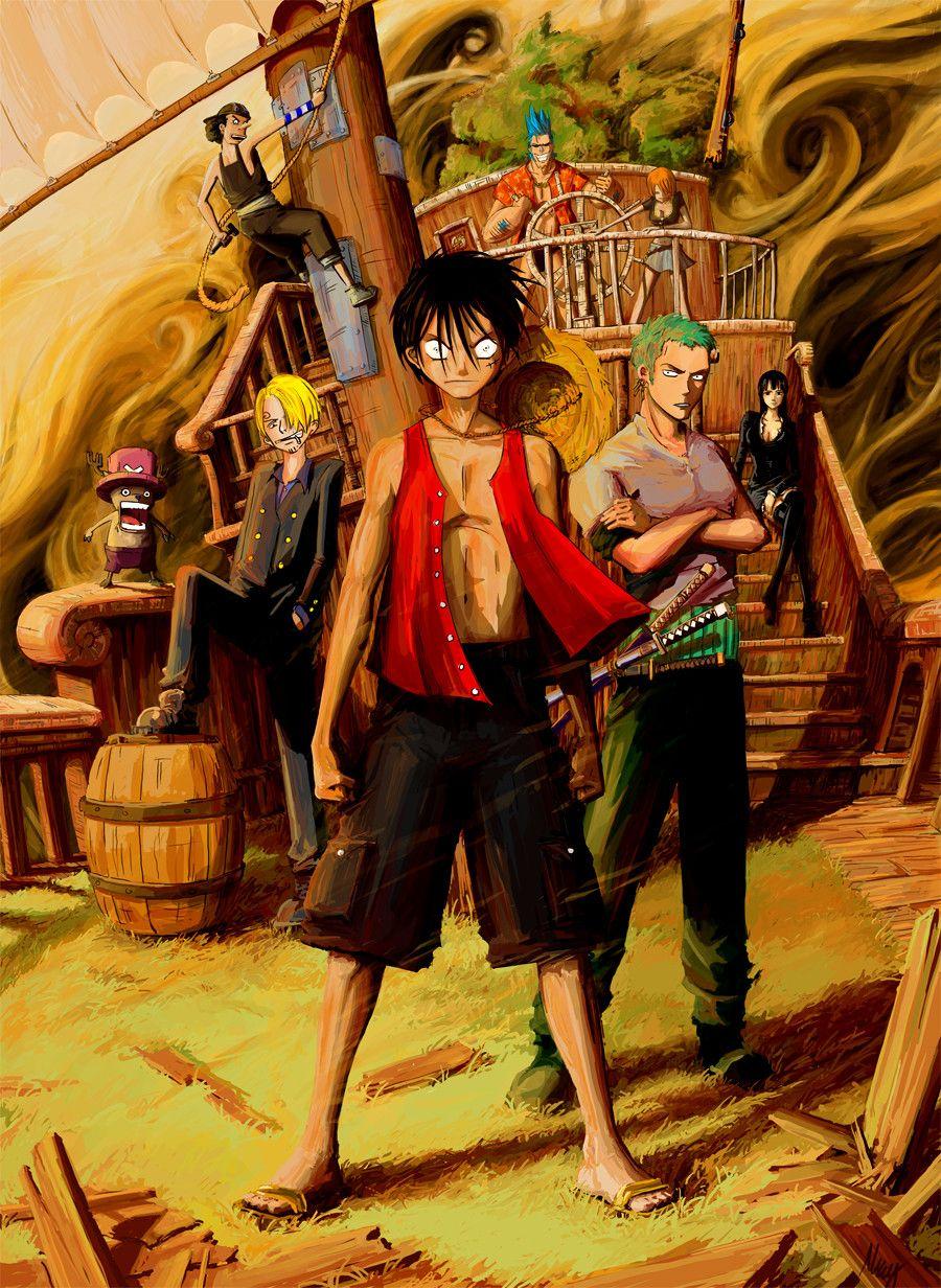 One Piece Group Photo. Daily Anime Art