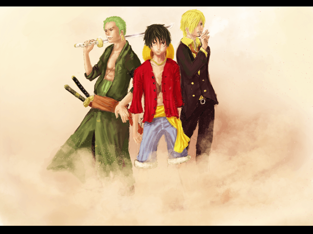 Monster Trio One Piece Wallpaper