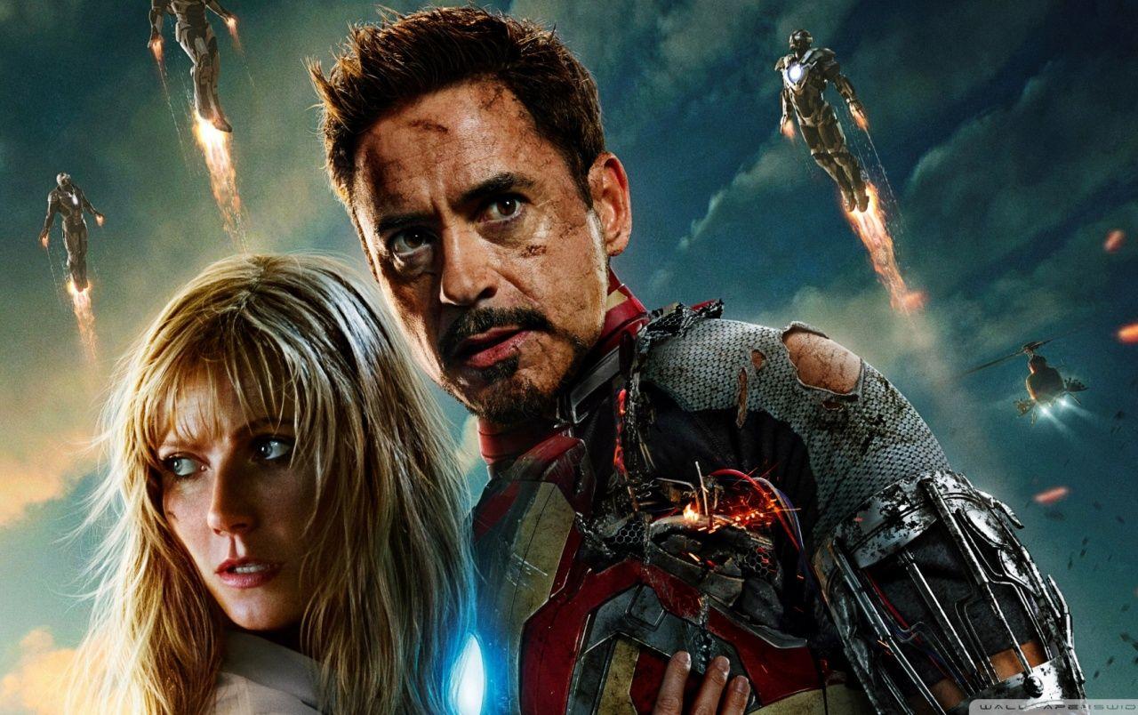 Iron Man 3 Tony Stark Pepper Potts wallpaper. Iron Man 3 Tony