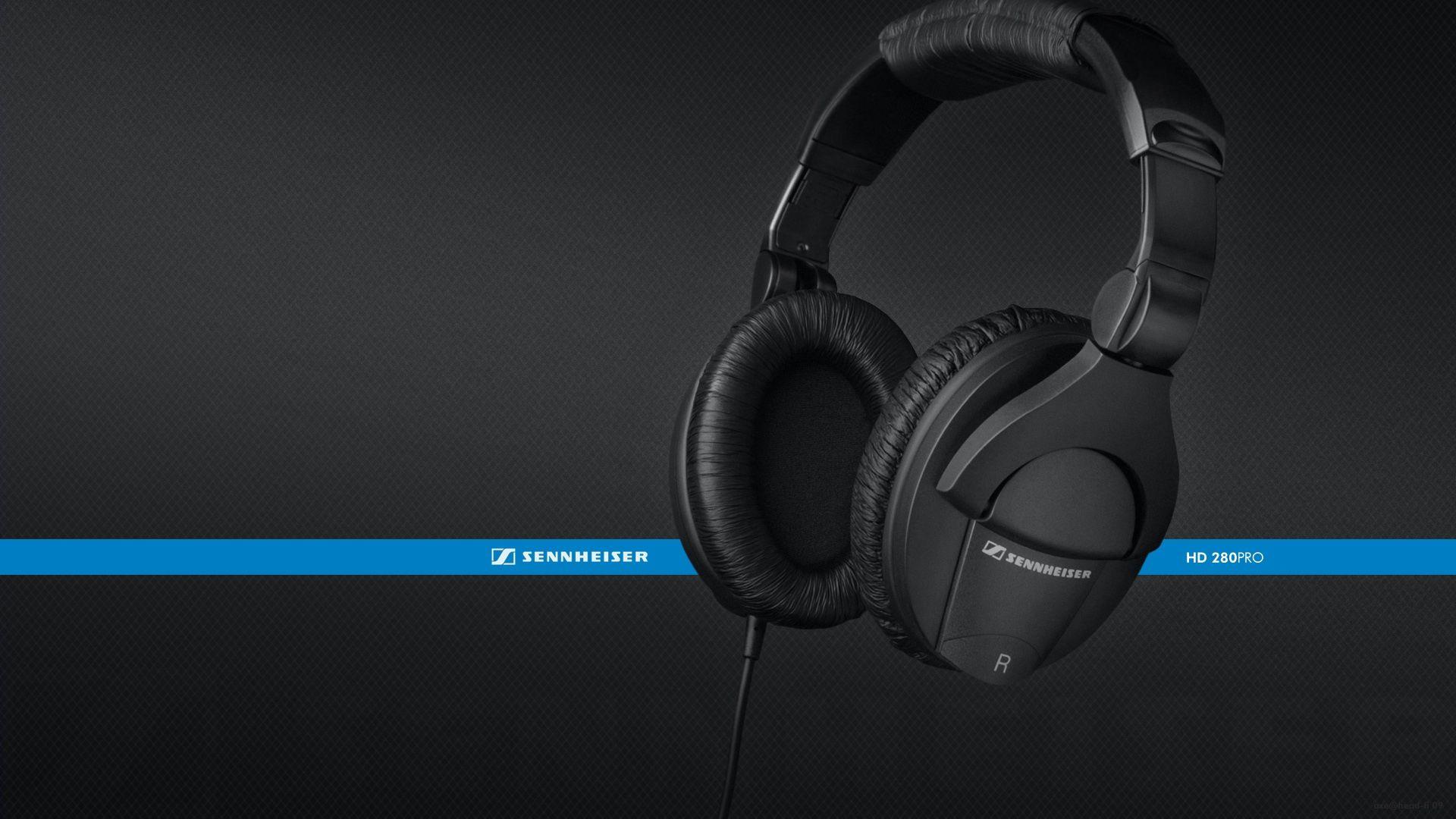 Download wallpaper 1920x1080 headphones, sennheiser, hd280pro