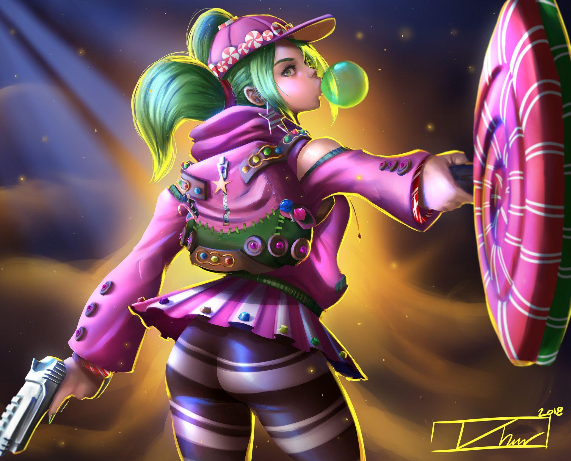 Zoey Battle Royale Amazing Skin Concept Wallpaper and Free