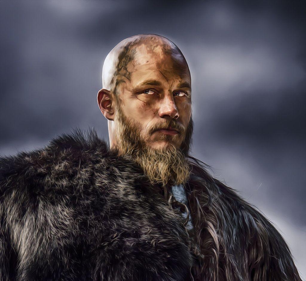 Vikings TV show, Ragnar Lodbrok, Travis Fimmel, artwork wallpaper