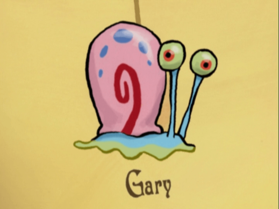 Gary The Snail Gallery Rule Of Dumb. Encyclopedia SpongeBobia
