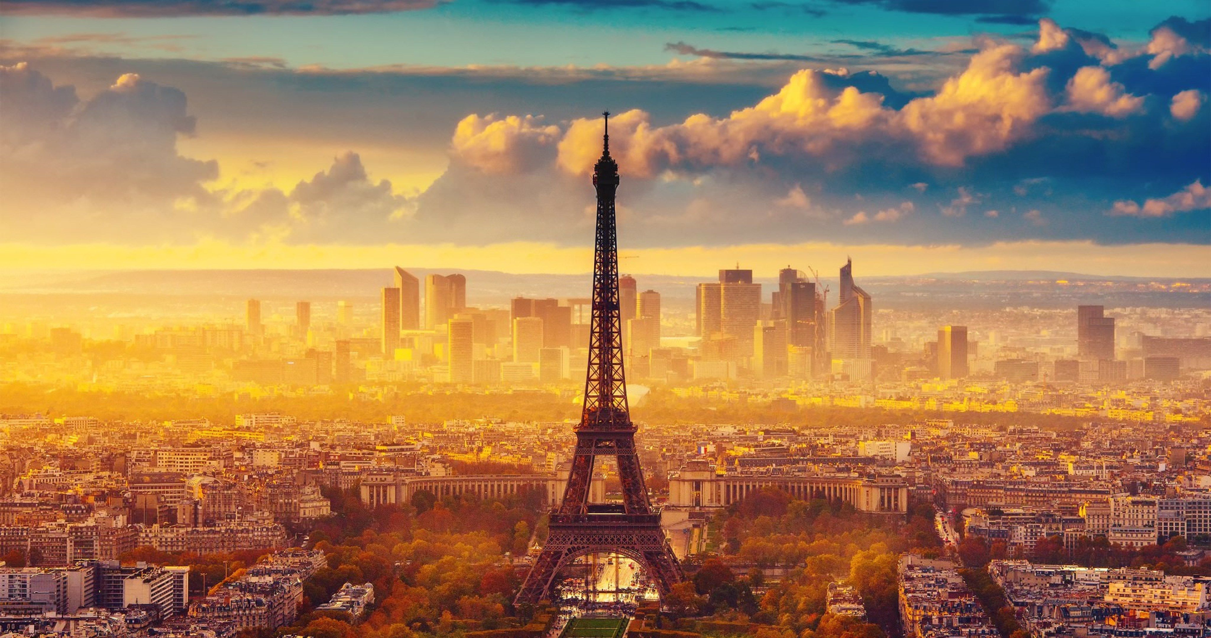 Eiffel Tower Paris Cityscape 4k Wallpaper