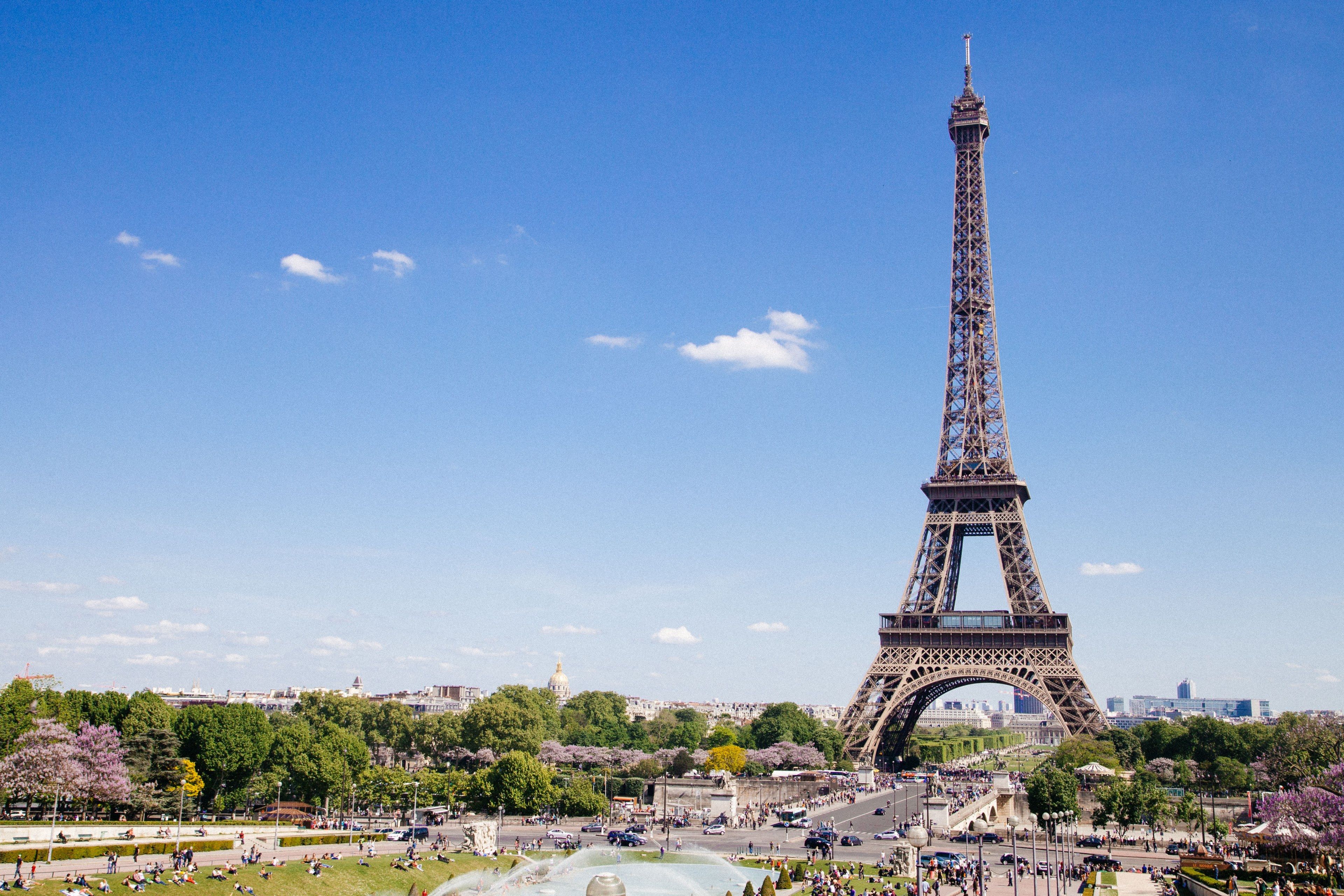 eiffel tower architecture tower and monument HD 4k wallpaper