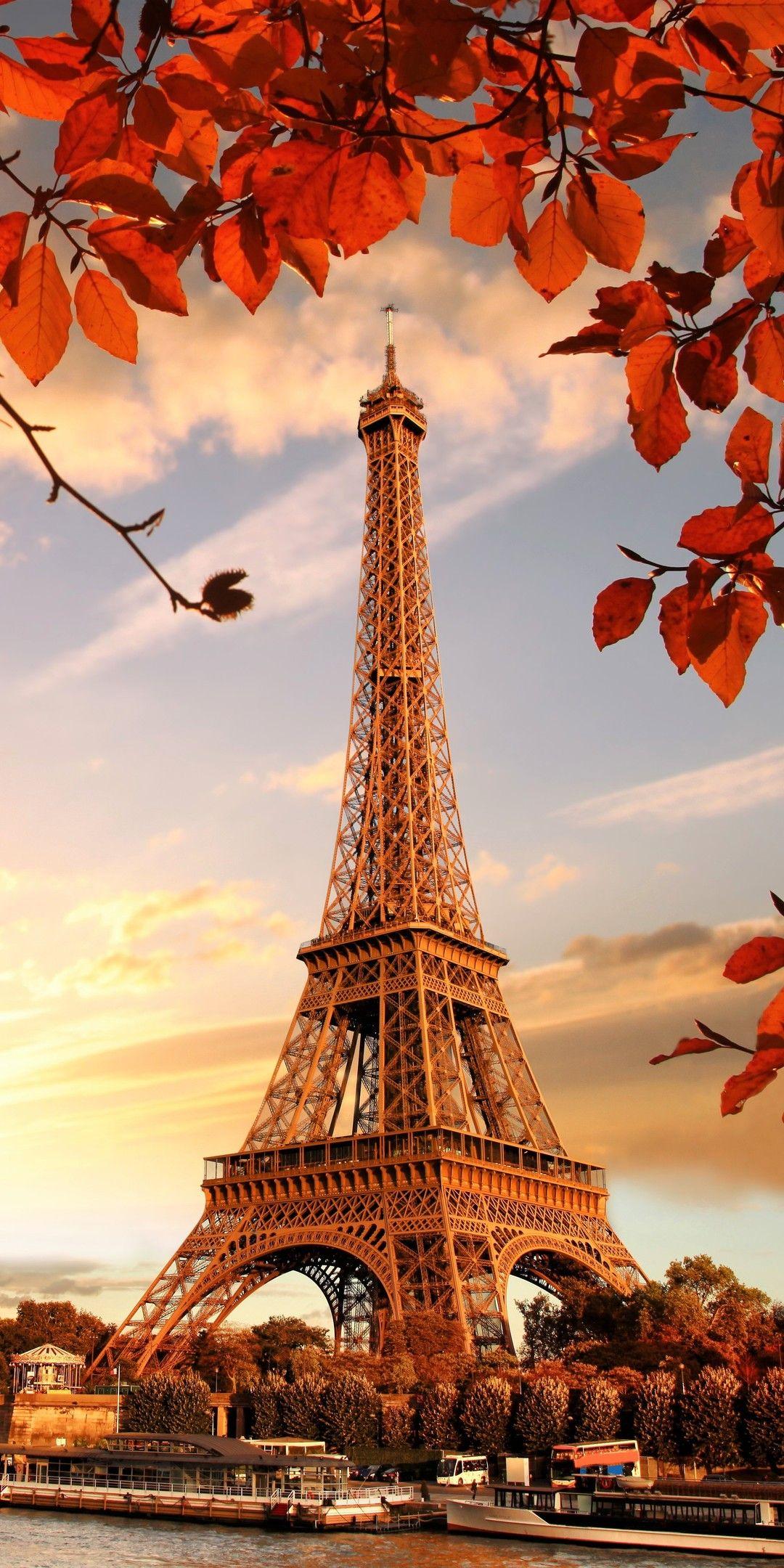 Eiffel Tower Autumn Season 4k 5k One Plus 5T, Honor 7x