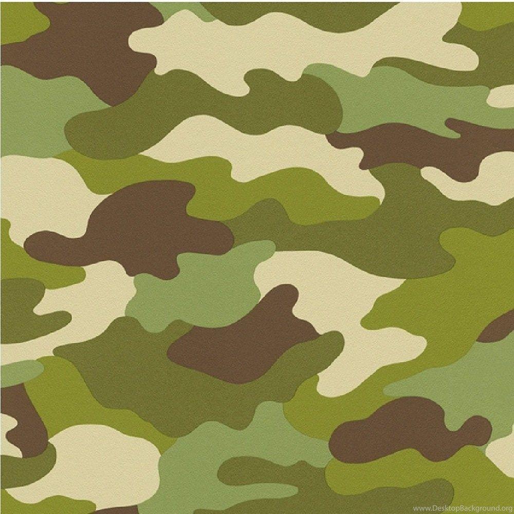 Rasch Kids Club Camouflage Army Green Children's Wallpaper 222821